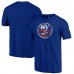 New York Islanders Royal Distressed Logo Tri-Blend T-Shirt New York Islanders Royal Distressed Logo Tri-Blend T-Shirt