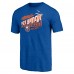 New York Islanders Royal Shoot to Score Tri-Blend T-Shirt