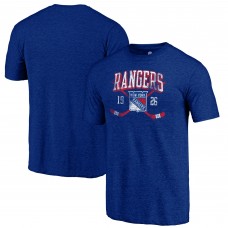 New York Rangers Blue Line Shift Tri-Blend T-Shirt New York Rangers Blue Line Shift Tri-Blend T-Shirt