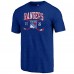 New York Rangers Blue Line Shift Tri-Blend T-Shirt