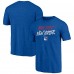 New York Rangers Blue Shoot to Score Tri-Blend T-Shirt