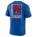 New York Rangers Blue Earnest Will Tri-Blend T-Shirt