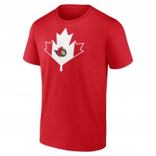 Ottawa Senators Red Canada Day T-Shirt Ottawa Senators Red Canada Day T-Shirt