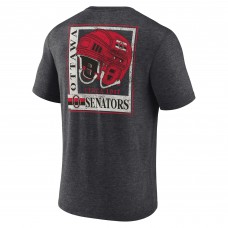 Ottawa Senators Charcoal Earnest Will Tri-Blend T-Shirt Ottawa Senators Charcoal Earnest Will Tri-Blend T-Shirt
