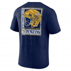 Футболка Pittsburgh Penguins Navy Earnest Will Tri-Blend