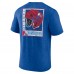 Футболка Quebec Nordiques Blue Earnest Will Tri-Blend
