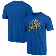 St. Louis Blues Blue Shoot to Score Tri-Blend T-Shirt