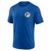 St. Louis Blues Blue Earnest Will Tri-Blend T-Shirt