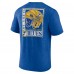 St. Louis Blues Blue Earnest Will Tri-Blend T-Shirt