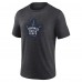 Toronto Maple Leafs Charcoal Alternate Logo Tri-Blend T-Shirt