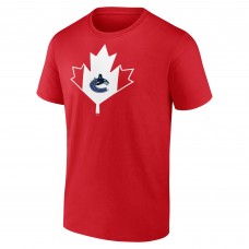 Vancouver Canucks Red Canada Day T-Shirt