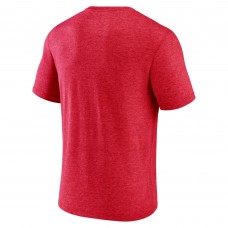 Vancouver Canucks Red Represent Tri-Blend T-Shirt