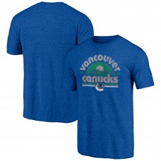 Vancouver Canucks Blue Shoot to Score Tri-Blend T-Shirt