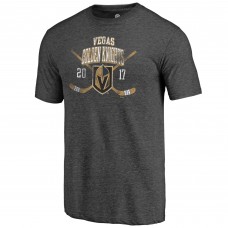 Футболка Vegas Golden Knights Charcoal Line Shift Tri-Blend