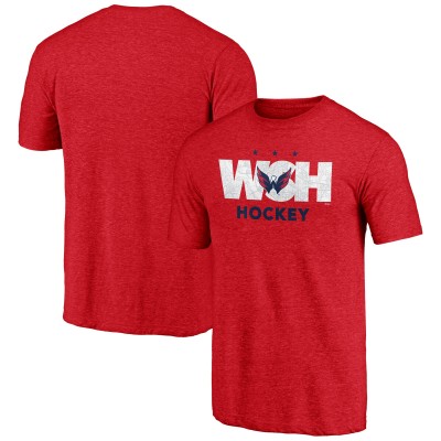 Футболка Washington Capitals Shoot to Score Tri-Blend - Red
