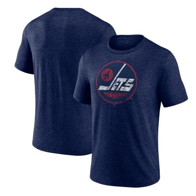 Футболка Winnipeg Jets Wheelhouse Tri-Blend - Navy