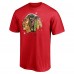 Футболка Chicago Blackhawks Snow Logo - Red