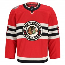 Игровая джерси Chicago Blackhawks Fanatics Red 2025 NHL Winter Classic Authentic Pro