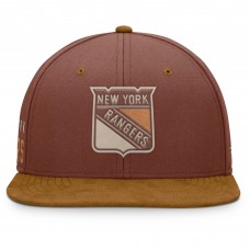 New York Rangers Fanatics Brown Fall Leaves Acreage Snapback Hat New York Rangers Fanatics Brown Fall Leaves Acreage Snapback Hat
