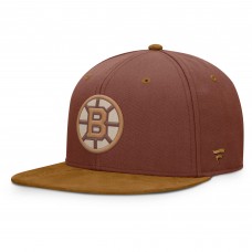 Boston Bruins Fanatics Brown Fall Leaves Acreage Snapback Hat