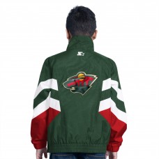 Кофта Подростковая Minnesota Wild Starter Green Prospect Half-Zip