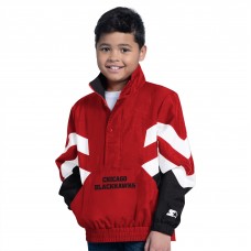 Кофта на короткой молнии Youth Chicago Blackhawks Starter Red Prospect Кофта на короткой молнии Youth Chicago Blackhawks Starter Red Prospect