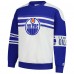 Кофта Edmonton Oilers Starter White Defense Fleece Crewneck