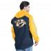 Nashville Predators G-III Sports by Carl Banks Navy/Gold Lateral Half-Zip Hoodie Jacket