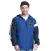 St. Louis Blues G-III Sports by Carl Banks Blue/Navy Lateral Half-Zip Hoodie Jacket
