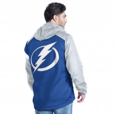 Куртка на короткой молнии Tampa Bay Lightning G-III Sports by Carl Banks Blue/Gray Lateral