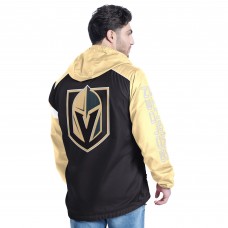 Куртка на короткой молнии Vegas Golden Knights G-III Sports by Carl Banks Black/Gold Lateral