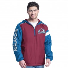Куртка на короткой молнии Colorado Avalanche G-III Sports by Carl Banks Burgundy/Navy Lateral