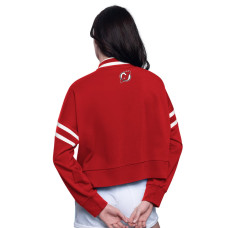 Женская свитшот New Jersey Devils Starter Red Power Play Cropped Pullover Женская свитшот New Jersey Devils Starter Red Power Play Cropped Pullover