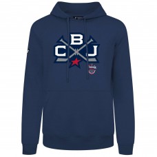Толстовка Columbus Blue Jackets Levelwear Womens 2025 NHL Stadium Series Podium Core - Navy