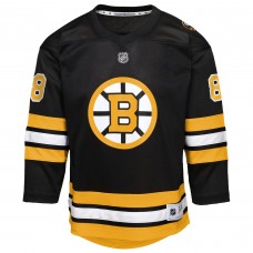 Подростковая Boston Bruins David Pastrnak Black Home Replica Player Jersey