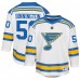 Подростковая St. Louis Blues Jordan Binnington White Away Replica Player Jersey