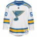 Подростковая St. Louis Blues Jordan Binnington White Away Replica Player Jersey