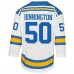 Подростковая St. Louis Blues Jordan Binnington White Away Replica Player Jersey
