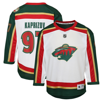 Подростковая Minnesota Wild Kirill Kaprizov White 25th Anniversary Replica Player Jersey