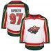 Подростковая Minnesota Wild Kirill Kaprizov White 25th Anniversary Replica Player Jersey Подростковая Minnesota Wild Kirill Kaprizov White 25th Anniversary Replica Player Jersey