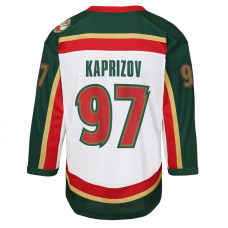 Подростковая Minnesota Wild Kirill Kaprizov White 25th Anniversary Replica Player Jersey