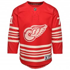 Подростковая Detroit Red Wings Dylan Larkin Red Centennial Replica Player Jersey