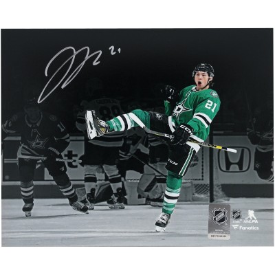 Jason Robertson Dallas Stars Autographed Fanatics Authentic 8 x 10 Green Jersey Celebration Photograph