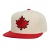 Бейсболка Canada Mitchell & Ness 2025 4 Nations Face-Off Team - Cream/Red