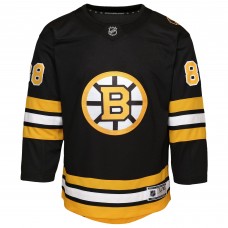 Подростковая Boston Bruins David Pastrnak Black Home Premier Player Jersey