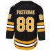 Подростковая Boston Bruins David Pastrnak Black Home Premier Player Jersey