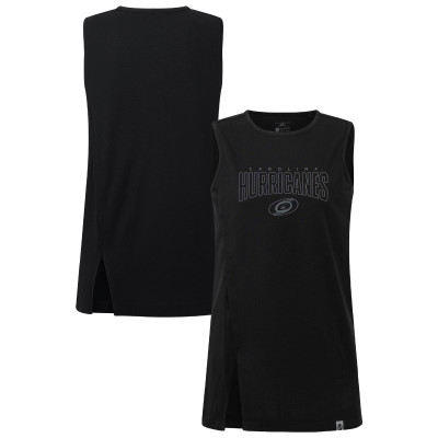 Женская Carolina Hurricanes Levelwear Black Influx Darkmoon Tank Top