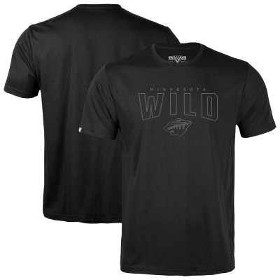 Футболка Подростковая Minnesota Wild Levelwear Black Little Richmond Darkmoon