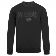 Nashville Predators Levelwear Black Zane Darkmoon Pullover Sweatshirt