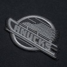 Vancouver Canucks Levelwear Black/Gray Legacy Nightfall Pullover Sweatshirt